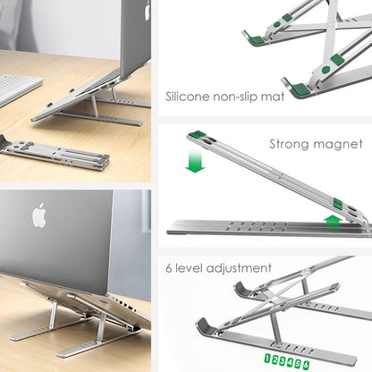 Laptop stand cooling portable adjustable stand - CozyPath by Pathmol