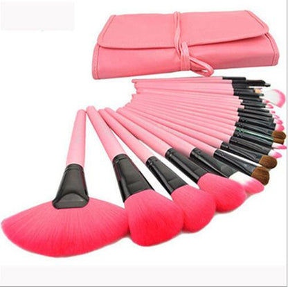 24 Logs Black Makeup Brush Set Brush Beauty Tools Make-up Makeup Brush Set - CozyPath by Pathmol