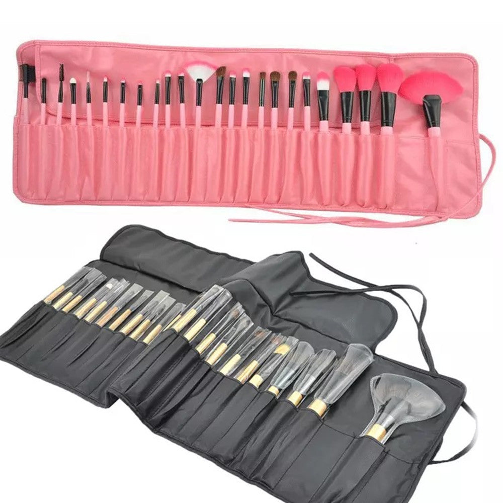24 Logs Black Makeup Brush Set Brush Beauty Tools Make-up Makeup Brush Set - CozyPath by Pathmol