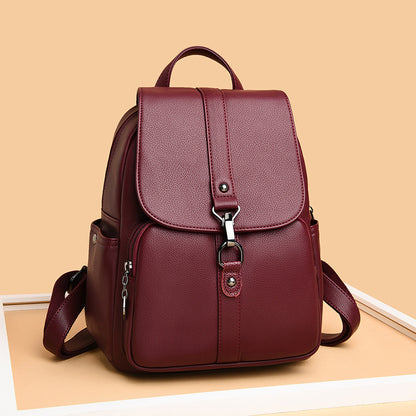 Sheepskin backpack soft leather backpack - CozyPath by Pathmol