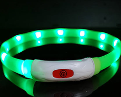 Dog Silicone Luminous Collar LED - CozyPath by Pathmol