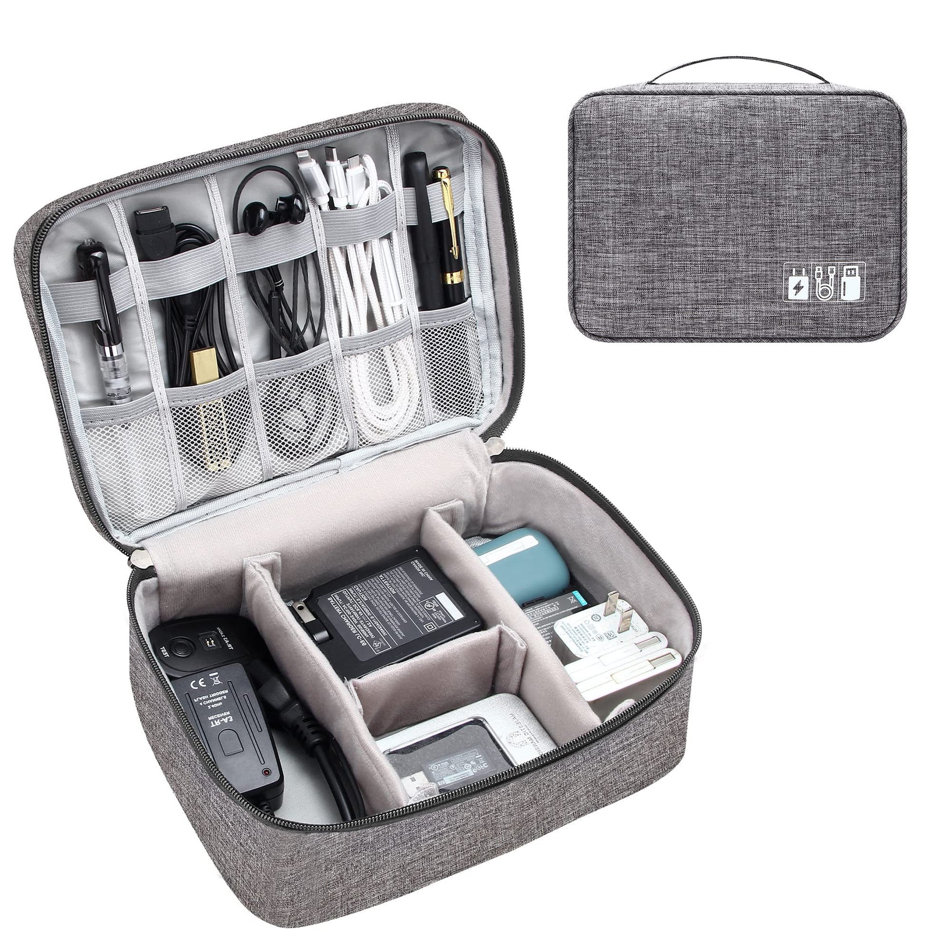 Electronics Organizer Travel Cable Organizer Bag Waterproof Portable Digital Storage Bag Electronic Accessories Case Cable Charger Organizer Case - CozyPath by Pathmol