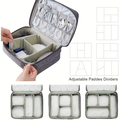 Electronics Organizer Travel Cable Organizer Bag Waterproof Portable Digital Storage Bag Electronic Accessories Case Cable Charger Organizer Case - CozyPath by Pathmol