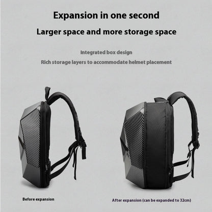 Motorcycle Knight Hard Shell Backpack Backpack - CozyPath by Pathmol