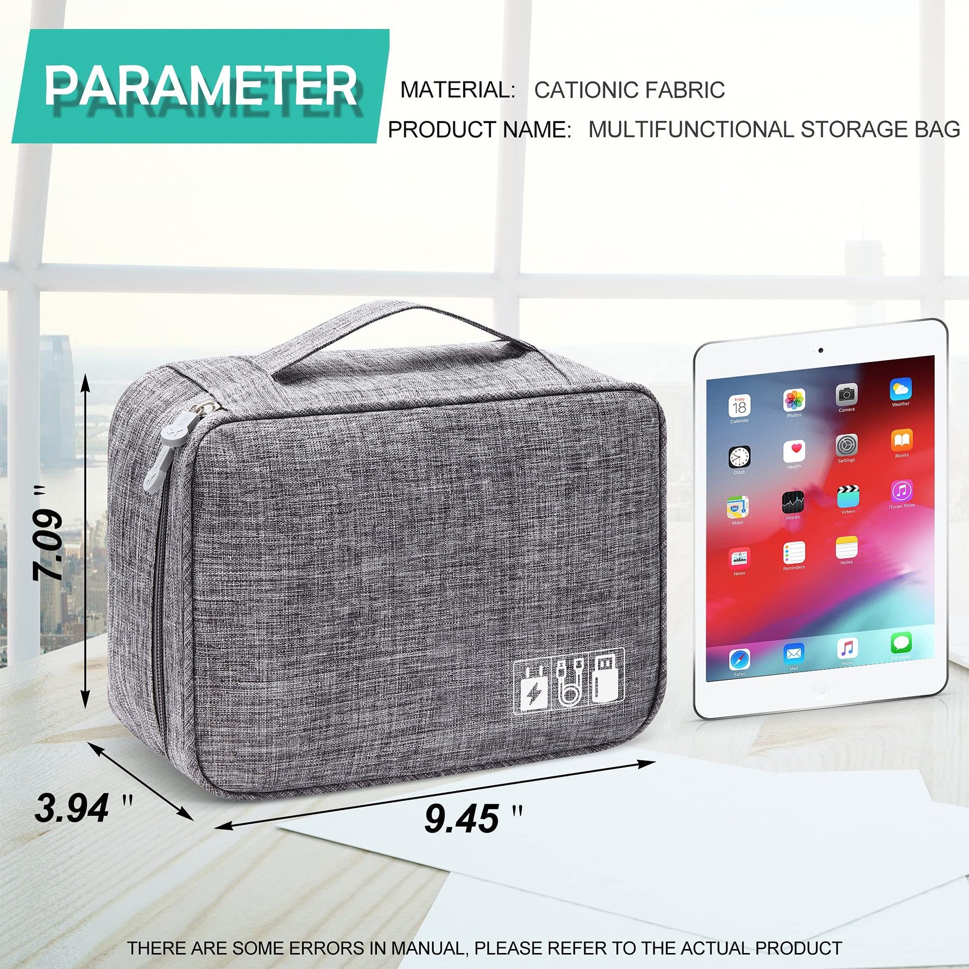 Electronics Organizer Travel Cable Organizer Bag Waterproof Portable Digital Storage Bag Electronic Accessories Case Cable Charger Organizer Case - CozyPath by Pathmol