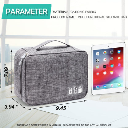Electronics Organizer Travel Cable Organizer Bag Waterproof Portable Digital Storage Bag Electronic Accessories Case Cable Charger Organizer Case - CozyPath by Pathmol