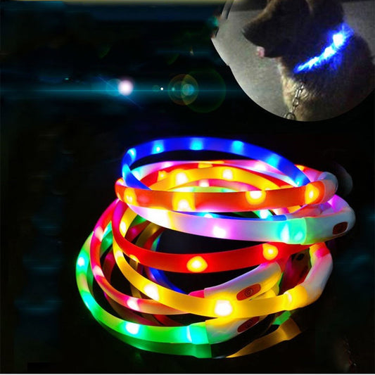 Dog Silicone Luminous Collar LED - CozyPath by Pathmol
