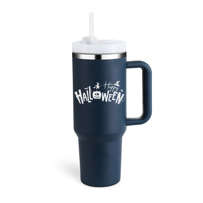 40 Oz Tumbler With Handle Straw Insulated, Stainless Steel Spill Proof Vacuum Coffee Cup Tumbler With Lid Tapered Mug Gifts For Valentine Lover Suitable For Car Gym Office Travel - CozyPath by Pathmol