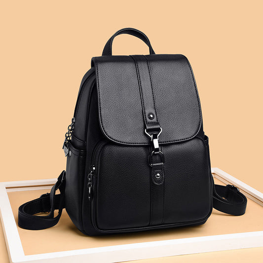 Sheepskin backpack soft leather backpack - CozyPath by Pathmol