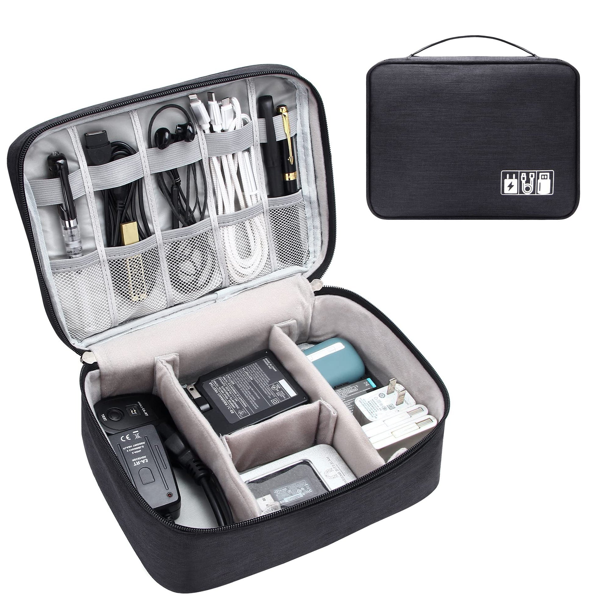 Electronics Organizer Travel Cable Organizer Bag Waterproof Portable Digital Storage Bag Electronic Accessories Case Cable Charger Organizer Case - CozyPath by Pathmol