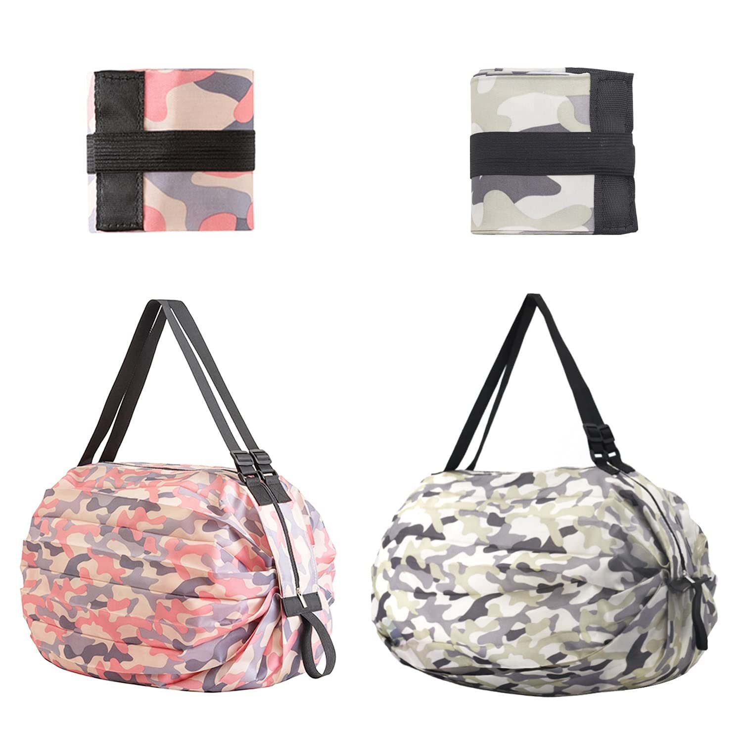 Large Capacity Shopping Bags Portable Foldable Reusable Grocery Bags Daily Commuting Picnic Camping Storage Bag - CozyPath by Pathmol