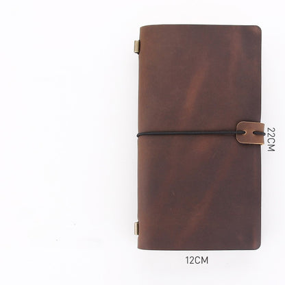 Crazy Horse Leather Business Notebooks High-grade Diary - CozyPath by Pathmol