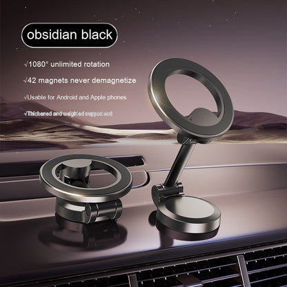 Magnetic Car Phone Mount All-Metal Foldable Phone Holder For Car Strongest Magnet Dashboard Phone Mount For Phone - CozyPath by Pathmol