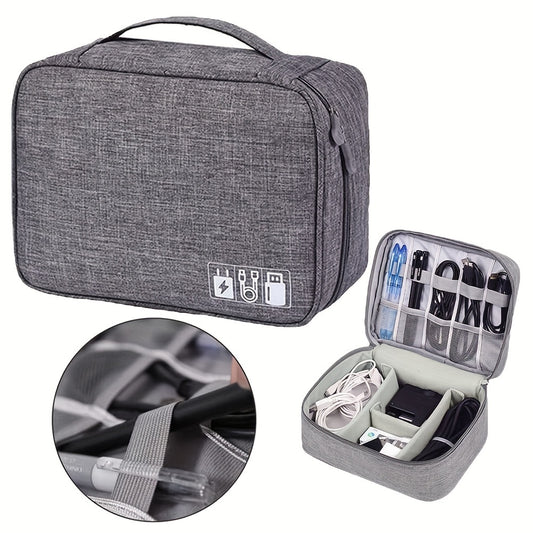 Electronics Organizer Travel Cable Organizer Bag Waterproof Portable Digital Storage Bag Electronic Accessories Case Cable Charger Organizer Case - CozyPath by Pathmol