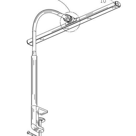 LED Table Lamp With Clamp Office Work Computer USB Double Head Desk Eye Protection - CozyPath by Pathmol
